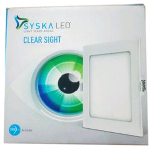 Syska Clear Sight Flicker Free Sqaure Led Panel Light 8w SSK-PAF-0804S-8W