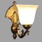 Palermo Antique Gold Iron Wall Sconces | S-128-1W | Included Bulb | Eliante by Jainsons Lights