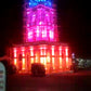 Multi-Color Rainbow Gradient Facade — Live DMX Demo
