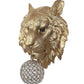 Tiger Gold Acrylic Wall Light | LION-GOLD | Included Bulb | Eliante by Jainsons Lights