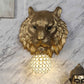 Tiger Gold Acrylic Wall Light | LION-GOLD | Included Bulb | Eliante by Jainsons Lights