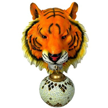 JS-LBR Tiger With Craft Glass Novelty Wall Lights