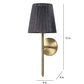 Tino Gold Iron Wall Light | 102-1W | Included Bulb | Eliante by Jainsons Lights