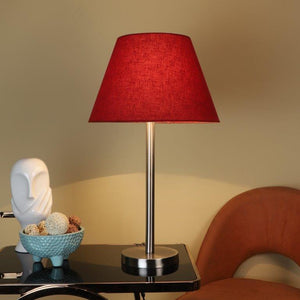 ELIANTE Red Silver Iron Table Lamp - TL-12045 - without bulb