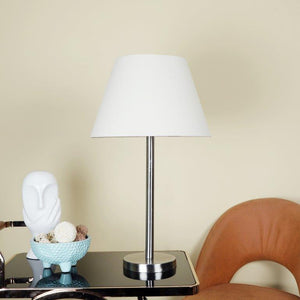 ELIANTE White Silver Iron Table Lamp - TL-12046 - without bulb