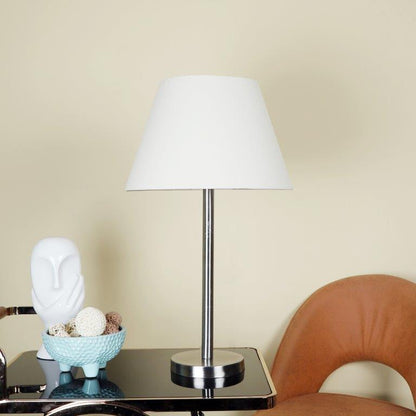 ELIANTE White Silver Iron Table Lamp - TL-12046 - without bulb