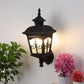 Black Metal Outdoor Wall Lights -Tokio-Outdoor- medium  - Included Bulb