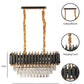Torrica Black & Gold Iron CHANDELIERS | 1015-600X300MM | Included Bulb | Eliante by Jainsons Lights