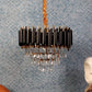 Torrica Black & Gold Iron CHANDELIERS | 1015-400MM | Included Bulb | Eliante by Jainsons Lights
