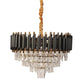 Torrica Black & Gold Iron CHANDELIERS | 1015-500MM | Included Bulb | Eliante by Jainsons Lights