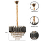 Torrica Black & Gold Iron CHANDELIERS | 1015-400MM | Included Bulb | Eliante by Jainsons Lights
