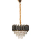 Torrica Black & Gold Iron CHANDELIERS | 1015-400MM | Included Bulb | Eliante by Jainsons Lights