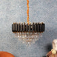 Torrica Black & Gold Iron CHANDELIERS | 1015-500MM | Included Bulb | Eliante by Jainsons Lights