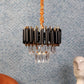 Torrica Black and Gold Iron CHANDELIERS  | 1015-300mm | Included Bulb | Eliante by Jainsons Lights