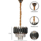 Torrica Black and Gold Iron CHANDELIERS  | 1015-300mm | Included Bulb | Eliante by Jainsons Lights
