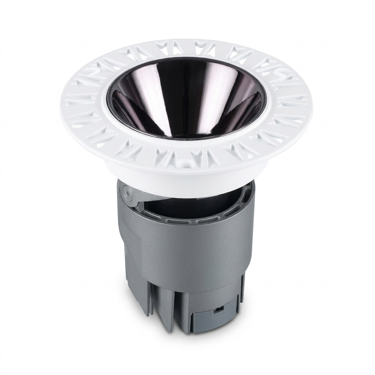 Glanza trimless plaster-in round COB spotlight