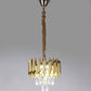Trovira Gold Iron Hanging Light  | Inbuilt LED | without Bulb | 9015-300MM | Included Bulb | Eliante by Jainsons Lights