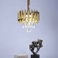 Trovira Gold Iron Hanging Light  | Inbuilt LED | without Bulb | 9015-300MM | Included Bulb | Eliante by Jainsons Lights