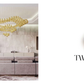 TWINKLE Crystal Ornament-Ball Suspension Collection – A Statement Piece for Grand Foyers & Living Spaces