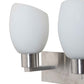 Twintown Silver Iron Wall Light | Z-590-2W | Included Bulb | Eliante by Jainsons Lights