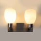 Twintown Silver Iron Wall Light | Z-590-2W | Included Bulb | Eliante by Jainsons Lights