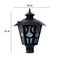 ELIANTE black Iron Gate Light - B22 holder - UMBRELLA-M-BLACK- without Bulb