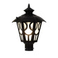 ELIANTE black Iron Gate Light - B22 holder - UMBRELLA-M-BLACK- without Bulb