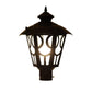 ELIANTE black Iron Gate Light - B22 holder - UMBRELLA-M-BLACK- without Bulb