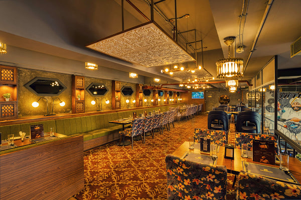 Karigari Restaurant's Culinary-Themed Custom Chandelier