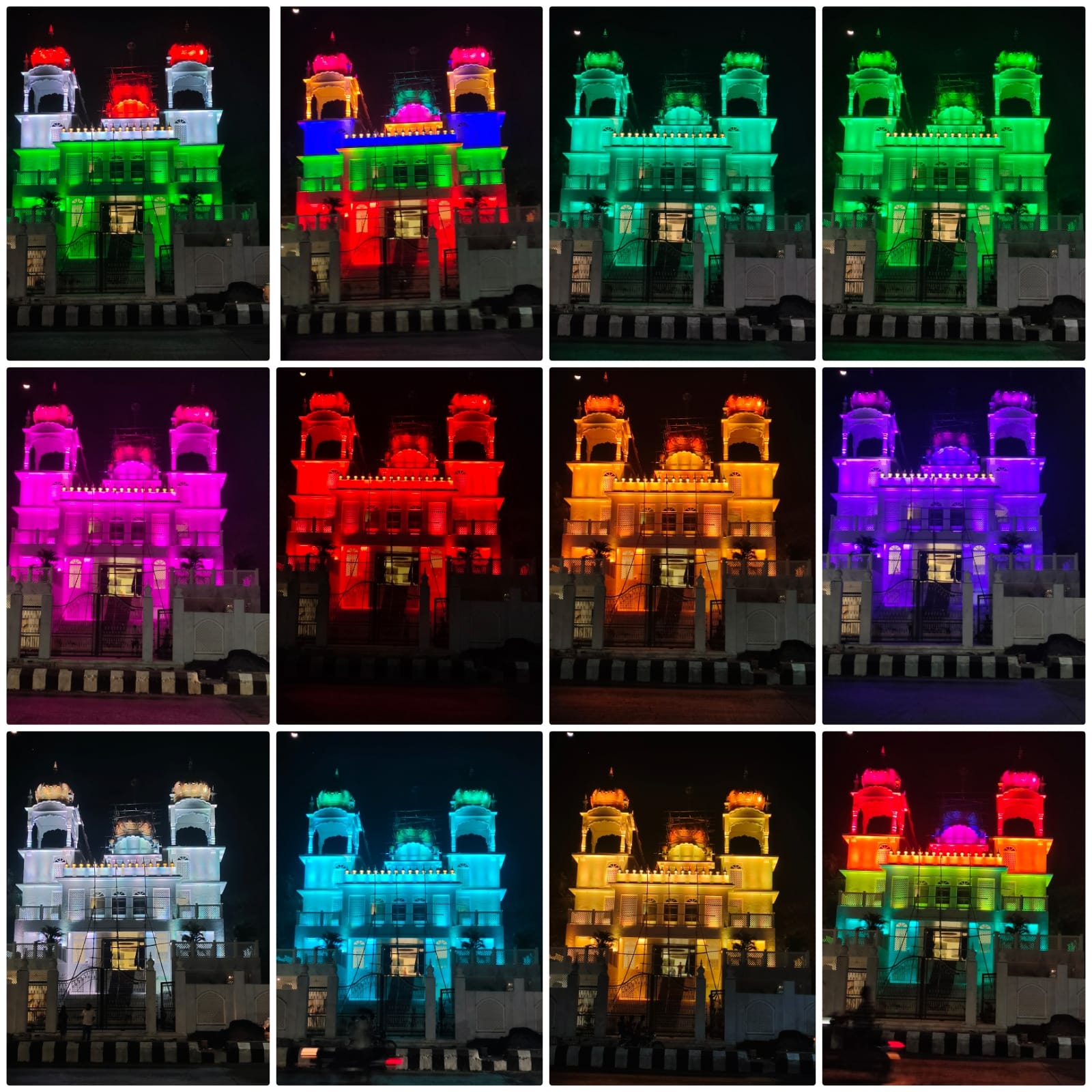 Multi-Tier Palace Facade — Jainsons facade lighting