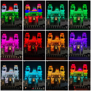 Multi-Tier Palace Facade — Jainsons facade lighting