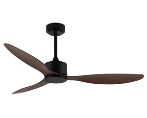 JS-LXR Modern BLDC 52″ Ceiling Designer Fans VG0006-Matt Black & Walnut