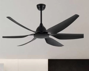 JS-LXR Modern BLDC 54" Ceiling Designer Fans VG0023-Matt Black