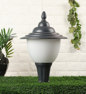 Grey Metal Outdoor Wall Light - VICTOR - Included Bulb