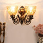 Antique Brass aluminium Wall Lights -W-1121-2W - Included Bulbs