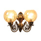 Antique Brass aluminium Wall Lights -W-1124-2W - Included Bulbs