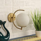 Dorada Gold Metal Wall Light W-28-1W-CFL HALO