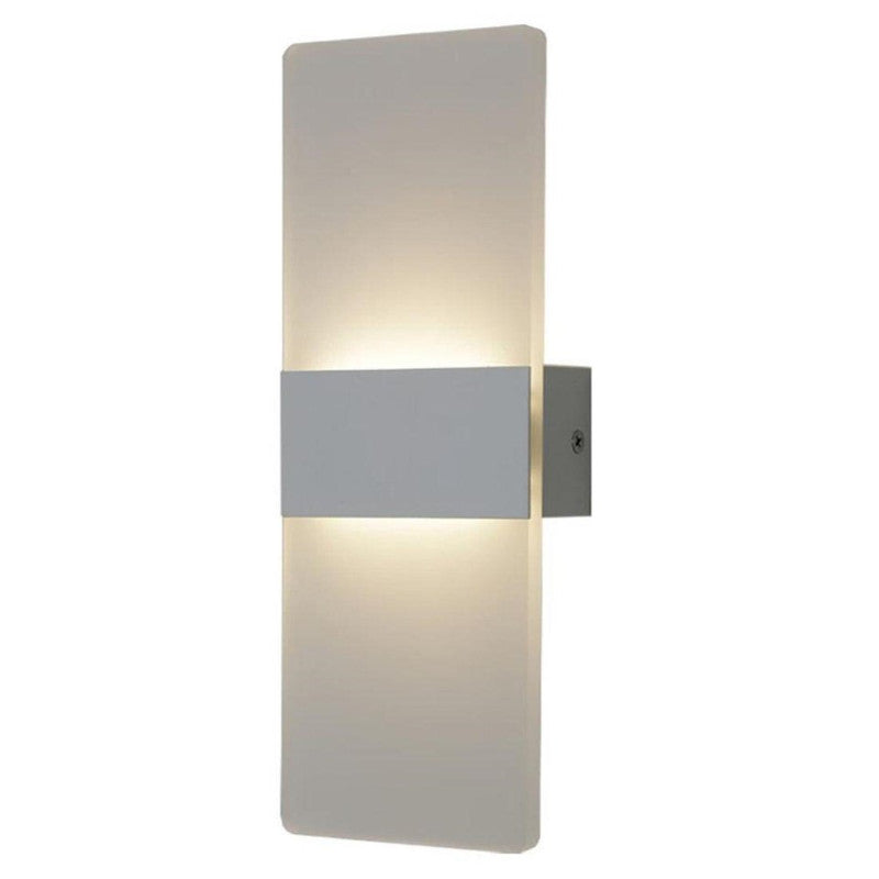 JS-SV-W/L 1020 White/Wood 10w Led Wall Lights
