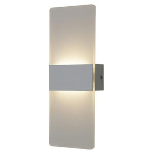 JS-SV-W/L 1020 White/Wood 10w Led Wall Lights