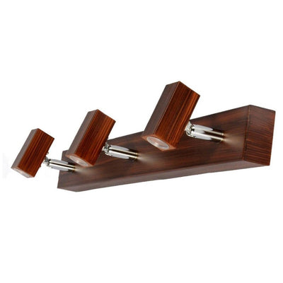 JS-SV-W/L 241- 3-Square White/Black/Wood/Ss/Brass Antique/Copper Antique 9w Led Mirror Lights