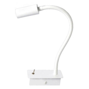 JS-SV-W/L 555 White/Black/Chrome/Brass Antique/Copper Antique 3w Flexible Gooseneck Wall Light