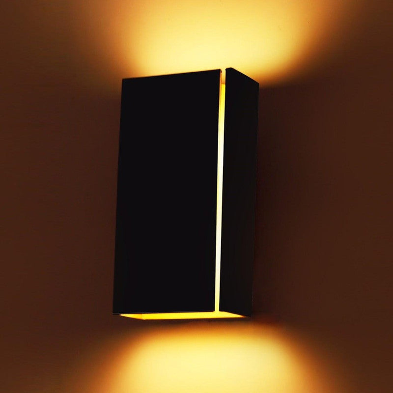 JS-SV-W/L 805-BIG Black/White/Wood 12w Led Wall Lights