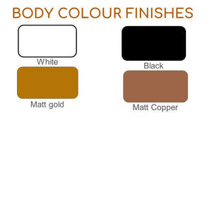 JS-SV-W/L 909 Black/White/Matt Gold/Matt Copper 3w Bedside Led Reading Wall Lights