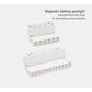 White magnetic folding spotlight — adjustable focus + spread