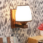 Wooden Metal Wall Light -2020-1W - Included Bulb