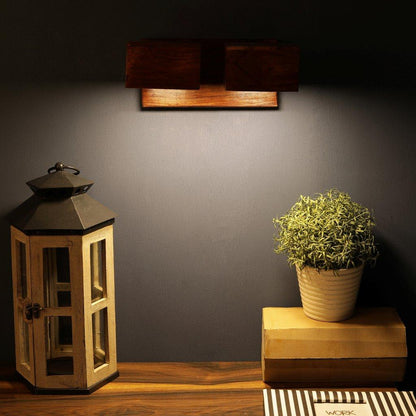 WOODEN Metal Wall Light 9G-2W