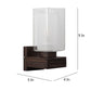 Wooden Wood Wall Light -S-171-1W - Included Bulb