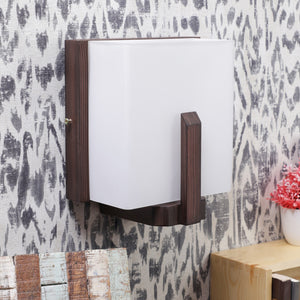 Wooden Wood Wall Light -S-193-1W - Included Bulb