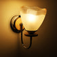 Silver-Wooden Wood- Metal Wall Light S 201 1W