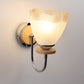 Silver-Wooden Wood- Metal Wall Light S 201 1W